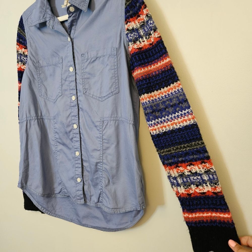 Free People Button Down Top - Picture 3 of 7
